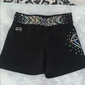 Diamond spandex cheer shorts